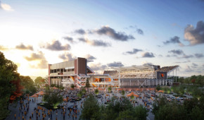 Reser Stadium - Projet rénovation - vue d'ensemble