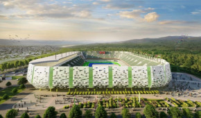 Rourkela Stadium - Vue aérienne du projet de jour