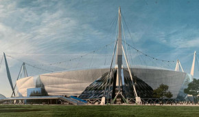 RZD Arena - Façade du projet de reconstruction