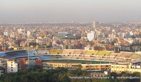 Sher-e-Bangla National Cricket Stadium : Vue aérienne