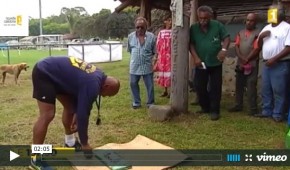 Stade de l'espoir à Saint Louis en Nouvelle-Calédonie