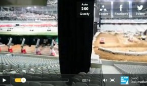 Stade de Lille en version Coupe Davis et Supercross