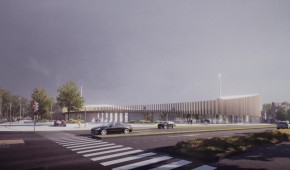 Stade Marcel-Tribut - Projet 2020 - extérieur de jour