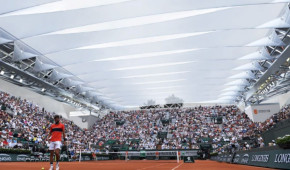 Stade Roland-Garros - Concept de toit pour Suzanne Lenglet - copyright FFT