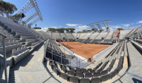 Stadio Centrale del Tennis - Stade temporaire pour le Masters de Rome - copyright OStadium.com