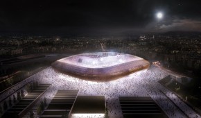 Stadio de la Fiorentina - Vue de nuit - copyright Arup