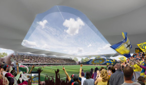 Stadio Ennio Tardini - Projet de rénovation - terrain - avril 2021