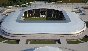 Stadio Friuli : Vue aérienne