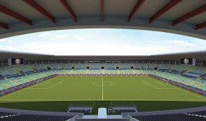 Stadio Friuli : Vue intérieure