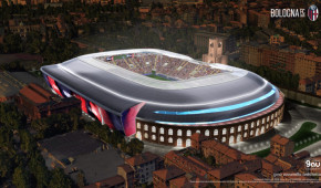 Stadio Renato Dall'Ara - Projet de rénovation - vue de nuit