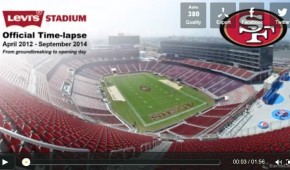 Time lapse de la construction du Levi's Stadium