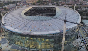 Tottenham HotSpurs Stadium - Survol drone 02/09/2018 - copyright Youtube