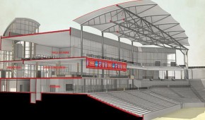 Toyota Stadium (Texas) - Plan de la tribune rénovée