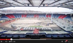 Transformation du Hampden pour les Jeux du Commonwealth