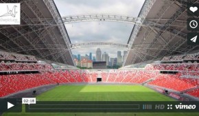 Transformation du Stade de Singapour en vidéo