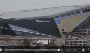 Travaux complétés à 80% à l'US Bank Stadium des Vikings