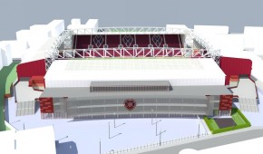 Tynecastle Stadium - Projet rénovation de la tribune principale