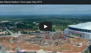 Un an de travaux du New Atlanta Stadium en vidéo
