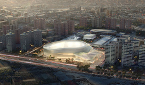 Première image de la future salle du Valencia Basket Club