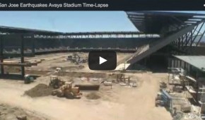 Vidéo de la construction du Avaya Stadium