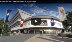 Vidéo de la rénovation du stade de Bristol City
