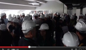 Vidéo de la visite de la FIFA à l'Arena da Baixada