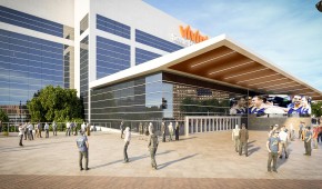 Vivint Smart Home Arena - Projet de rénovation - entrée - copyright Utah Jazz