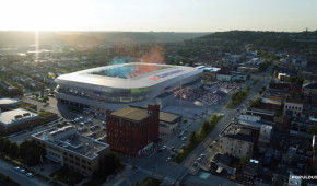 Etat des lieux du chantier du FC Cincinnati