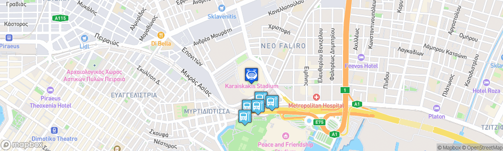 Static Map of Stadionul Karaiskakis