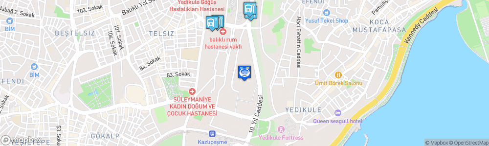 Static Map of Abdi İpekçi Arena