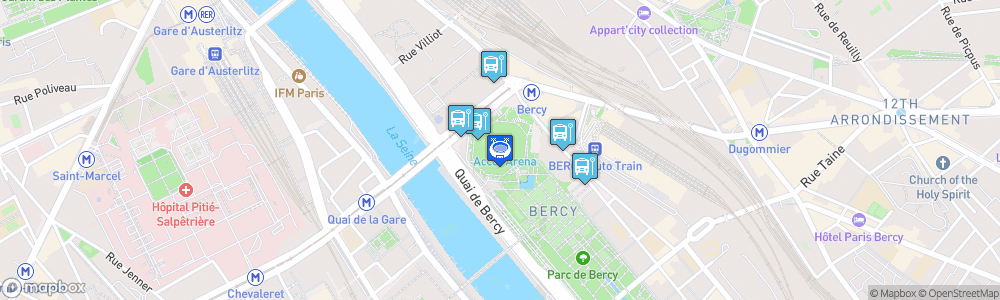 Static Map of Accor Arena