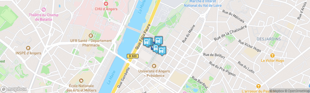 Static Map of Angers IceParc