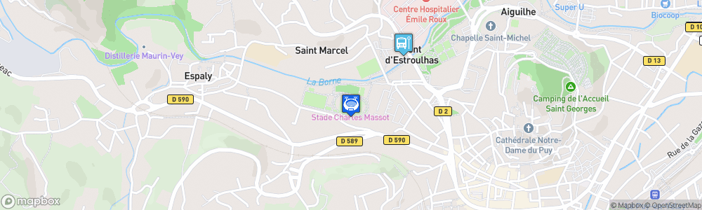 Static Map of Stade Charles-Massot