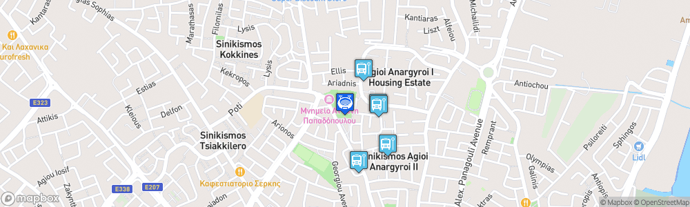 Static Map of Antonis Papadopoulos Stadium