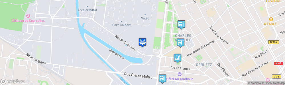 Static Map of Patinoire Albert 1er