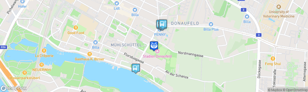 Static Map of Sportplatz Donaufeld
