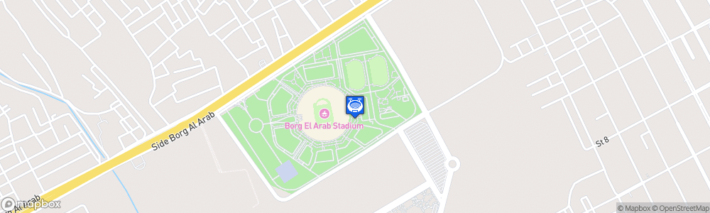 Static Map of Borg Al Arab Sports Hall
