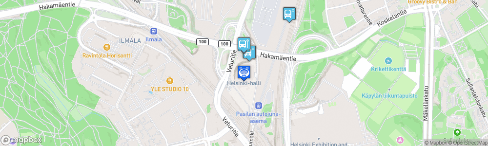 Static Map of Hartwall Arena