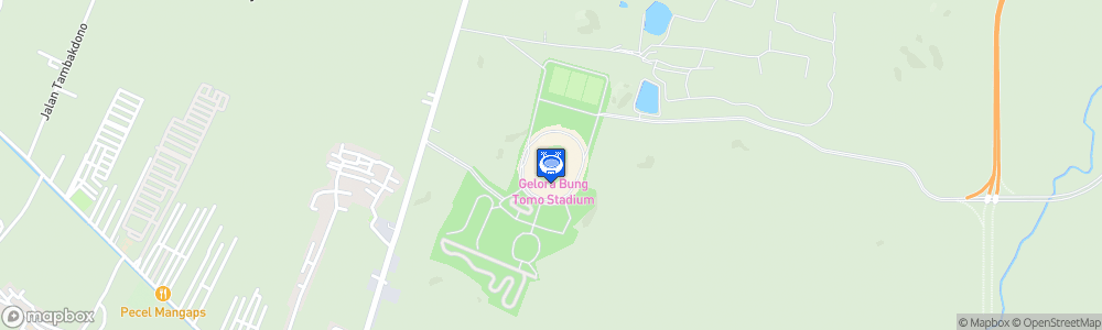 Static Map of Stadion Gelora Bung Tomo
