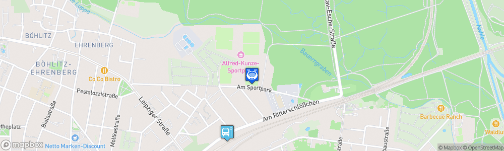 Static Map of Alfred-Kunze-Sportpark