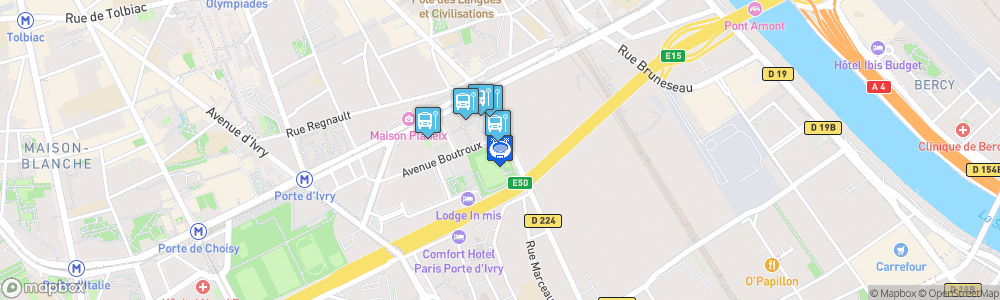 Static Map of Stade Boutroux