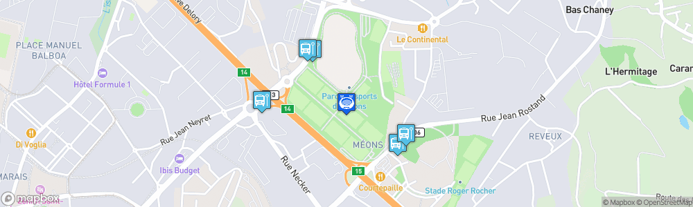Static Map of Patinoire du Soleil