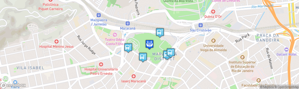 Static Map of Estádio do Maracanã