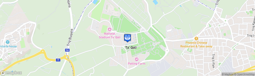 Static Map of Malta National Football Centre