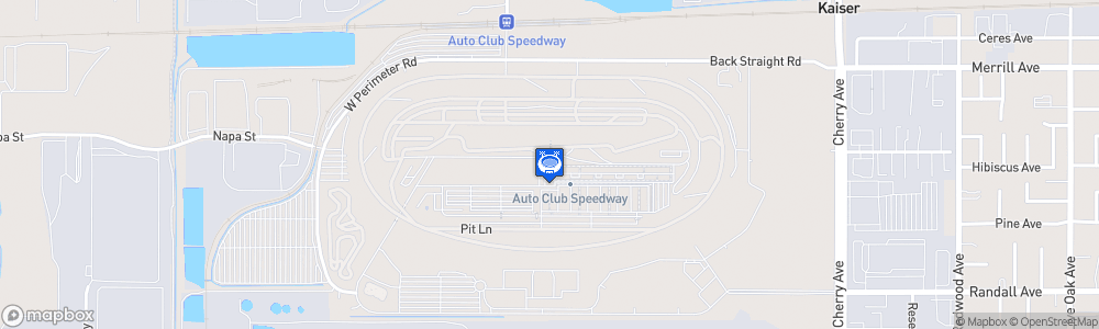 Static Map of Auto Club Speedway