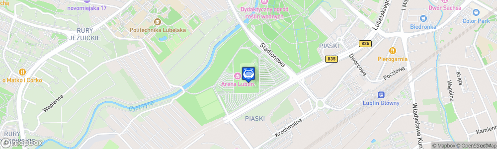 Static Map of Arena Lublin