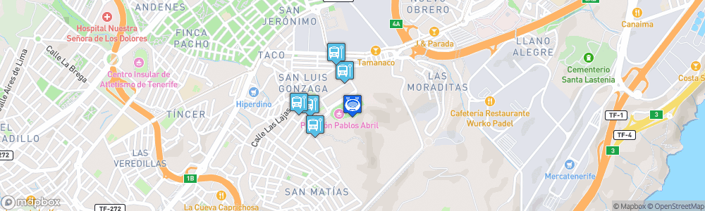 Static Map of Campo de Fútbol Pablos Abril