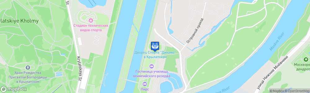 Static Map of Krylatskoye Sports Palace