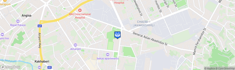Static Map of Batumi Rugby Arena