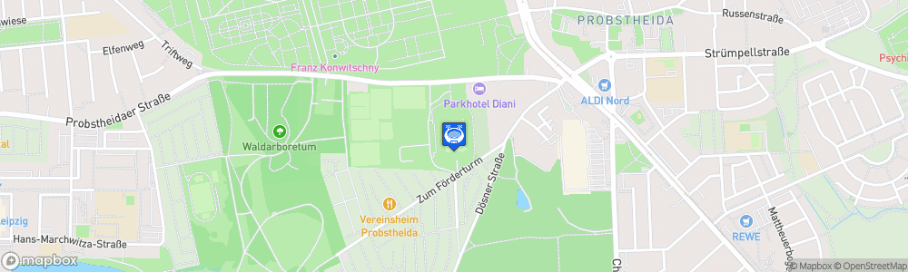 Static Map of Bruno-Plache-Stadion